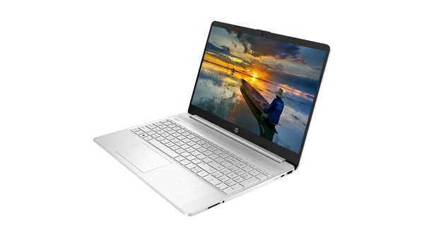 Laptop HP 15S-FQ5104TU i7-1255U 6K7E4PA mặt nghiêng phải