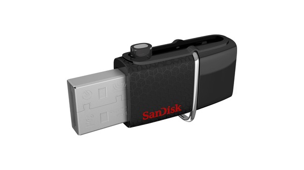 USB 3.0 SanDisk 16GB Ultra Dual Drive nghiêng phải