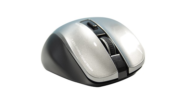 Chuột không dây Zadez M-353G Xám cạnh nghiêng bên phải