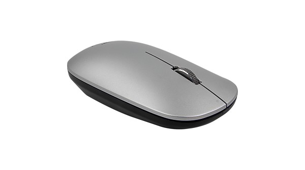 Bộ bàn phím chuột không dây Zadez ZMK-530G Xám mặt nghiêng chuột phải