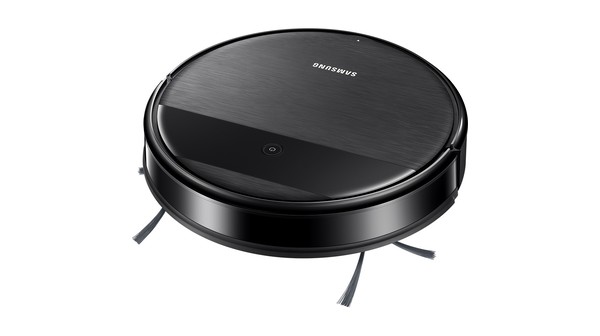 Robot hút bụi Powerbot-E Samsung VR05R5050WK/SV máy nằm nghiêng