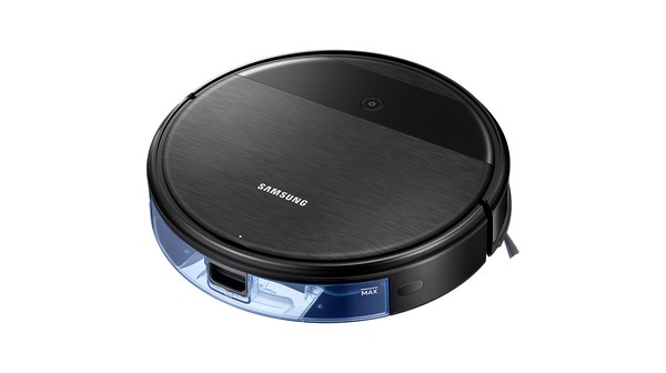 Robot hút bụi Powerbot-E Samsung VR05R5050WK/SV máy nằm nghiêng