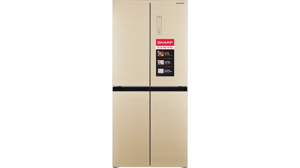 Tủ lạnh Sharp Inverter 362 lít SJ-FX420VG-CH mặt chính diện