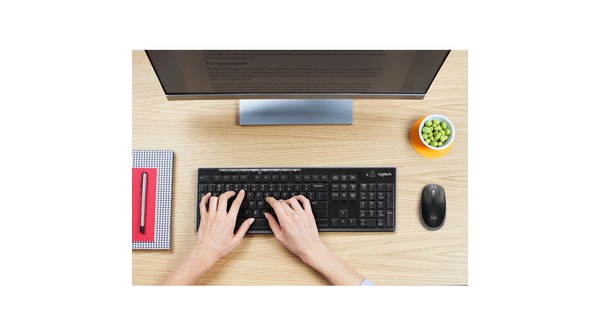 Chuột không dây Logitech M190 Đen tổng quan