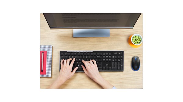 Chuột không dây Logitech M190 Xanh tổng quan