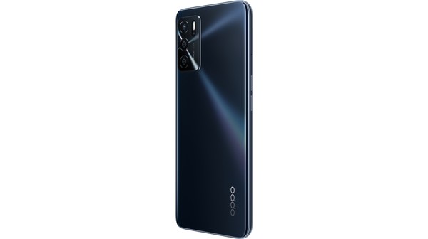 Điện thoại Oppo A16 3GB/32GB Đen mặt sau nghiêng phải