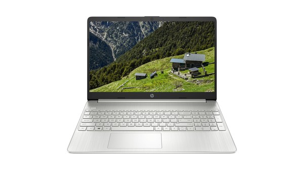 Laptop HP 15S-FQ5079TU i5-1235U 6K799PA mặt chính diện