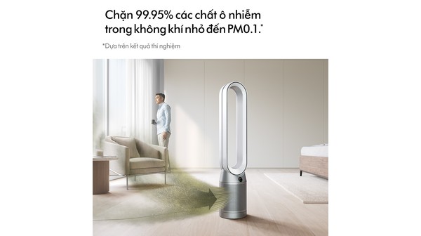 Máy lọc không khí Dyson TP07 chặn các chất ô nhiễm
