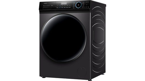 Máy giặt Aqua Inverter 11 kg AQD-D1103G.BK nghiêng trái