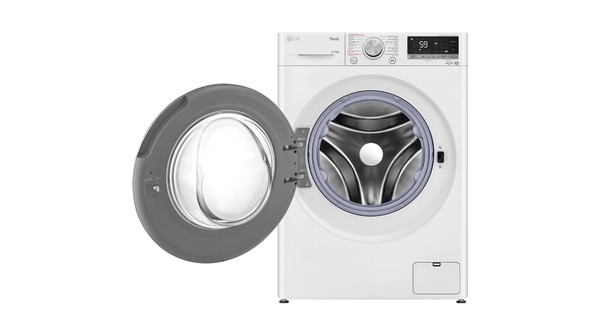 Máy giặt sấy LG Inverter 11 kg FV1411D4W chính diện cửa lồng mở