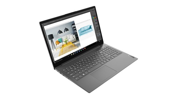 Laptop Lenovo V15 G2 i7-1165G7/8GB/512GB/Win11 82KB00R2VN mặt nghiêng bên trái