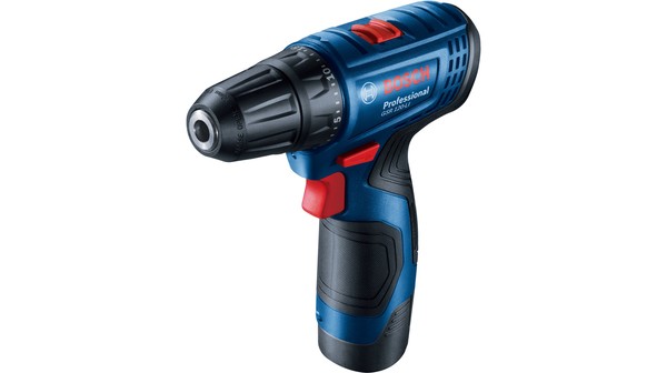 Máy khoan vặn vít pin Bosch GSR 120-LI mặt nghiêng
