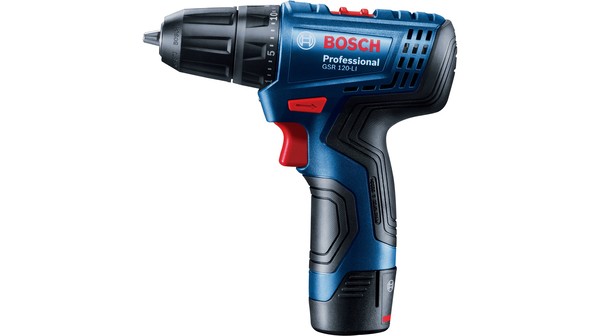 Máy khoan vặn vít pin Bosch GSR 120-LI mặt bên phải