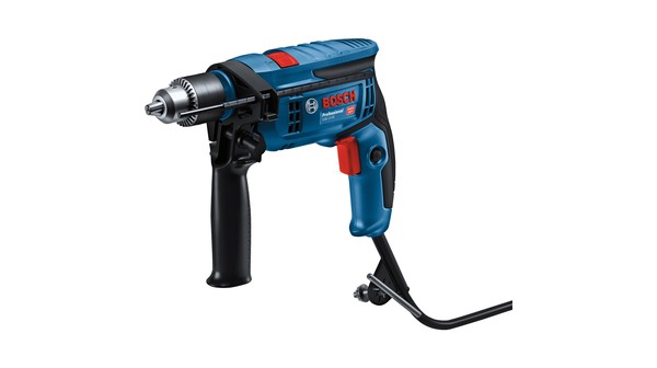 Máy khoan động lực Bosch 100 món GSB13RE mặt nghiêng