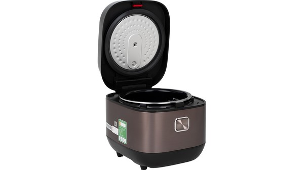 Nồi cơm điện tử Tefal 1.8 lít RK776968 nắp nồi mở