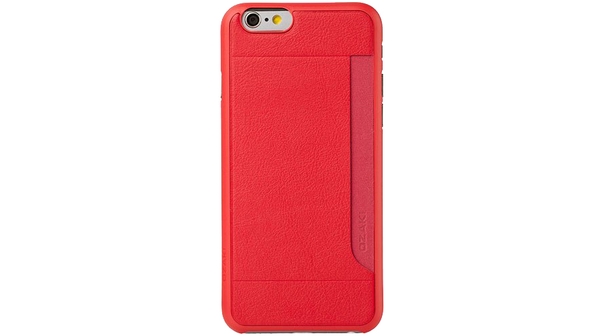 Vỏ iPhone 6 Ozaki Pocket OC559RD đỏ có thiết kế tiện dụng