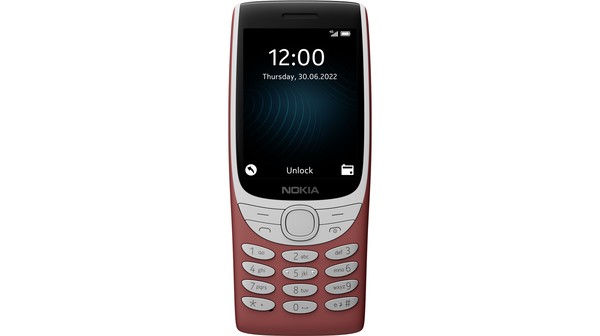 Điện thoại Nokia 8210 4G Đỏ chính diện
