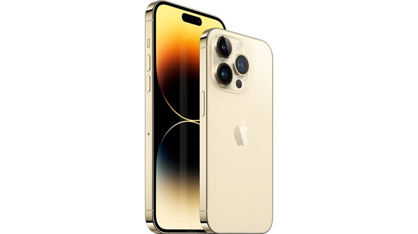 Điện thoại iPhone 14 Pro Max 128GB Vàng mặt nghiêng