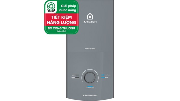 Máy nước nóng Ariston AURES Premium 4.5P Space mặt chính diện