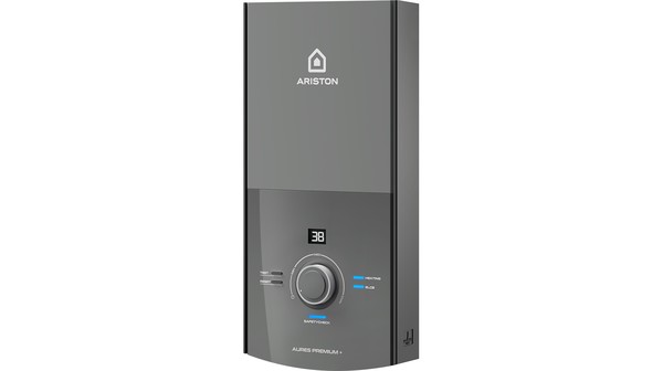 Máy nước nóng Ariston AURES Premium+ 4.5 mặt nghiêng phải
