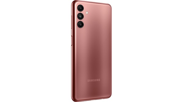 Điện thoại Samsung Galaxy A04s 4GB/64GB Đồng mặt lưng nghiêng trái