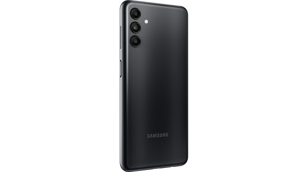 Điện thoại Samsung Galaxy A04s 4GB/64GB Đen mặt lưng nghiêng trái