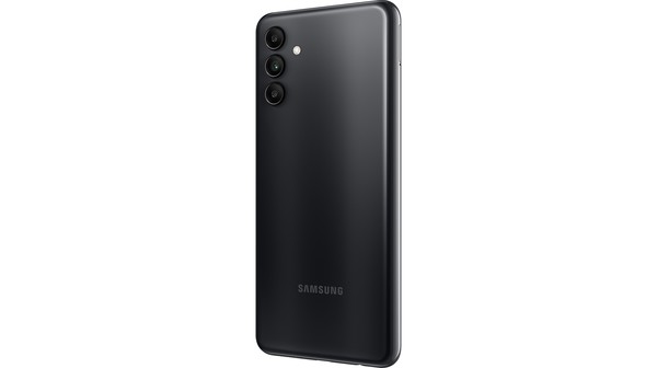 Điện thoại Samsung Galaxy A04s 4GB/64GB Đen mặt lưng nghiêng phải