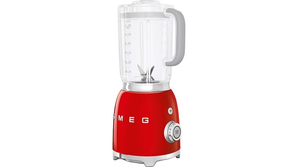 Máy xay sinh tố Smeg BLF01RDEU mặt nghiêng