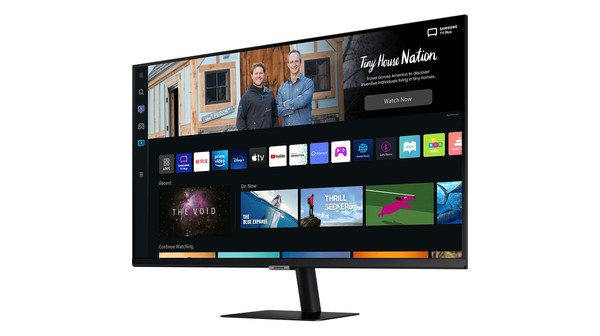 Màn hình vi tính Samsung 32inch LS32BM500EEXXV nghiêng trái