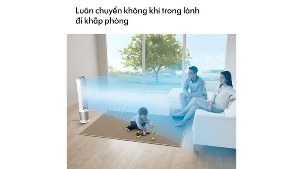 Máy lọc không khí Dyson TP00 luân chuyển khắp phòng