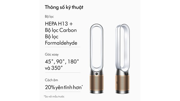 Máy lọc không khí Dyson TP09 thông số kỹ thuật