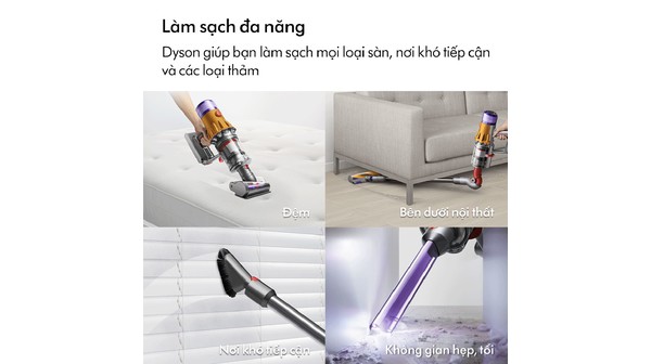 Máy hút bụi Dyson V12™ Detect Slim làm sạch đa năng