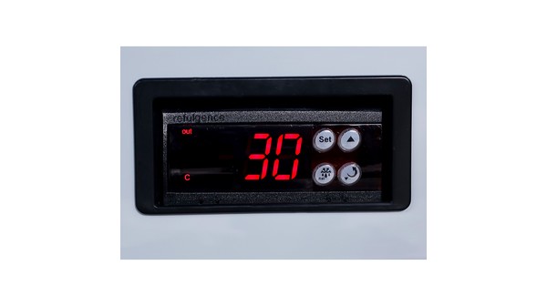 Tủ mát Alaska Inverter 425 lít LC-833C bảng hiển thị