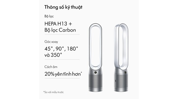 Máy lọc không khí Dyson TP07 thông số kỹ thuật