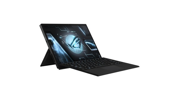 Laptop Asus ROG Flow Z13 I7-12700H GZ301ZC-LD110W nghiêng phải
