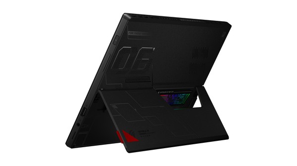 Laptop Asus ROG Flow Z13 I7-12700H GZ301ZC-LD110W mặt lưng nghiêng