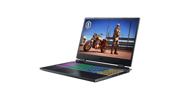 Laptop Acer Nitro AN515-58-773Y i7-12700H (NH.QFKSV.001) nghiêng phải