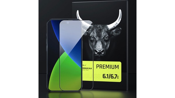 Miếng dán cường lực iPhone 14 Pro Max Mipow Kingbull HD Premium - Silk