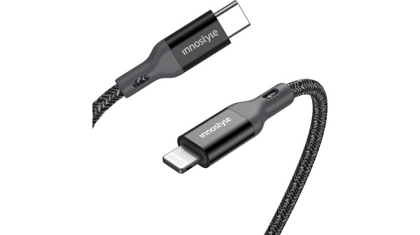 Cáp sạc Innostyle PowerFlex USB-C To Lightning 1.5m ICL150AL Đen giá tốt tại Nguyễn Kim