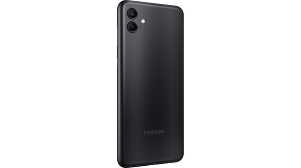 Điện thoại Samsung Galaxy A04 3GB/32GB Đen mặt lưng nghiêng phải
