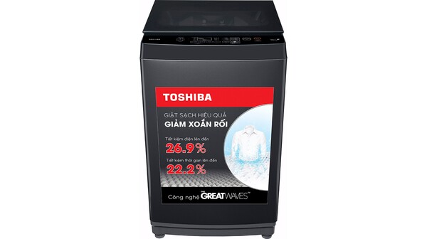 Máy giặt Toshiba 9 kg AW-M1000FV(MK) chính diện