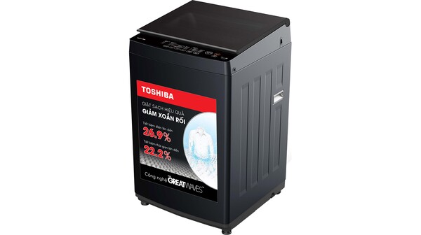 Máy giặt Toshiba 9 kg AW-M1000FV(MK) mặt trên