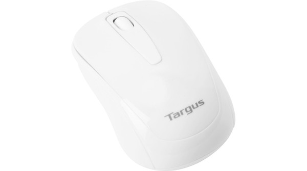 Targus Wireless Optical Mouse Trắng AMW60001AP-52 mặt nghiêng trên