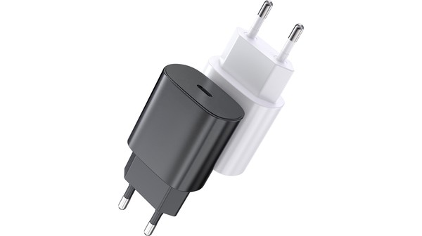 Củ sạc nhanh 20W Genshai GS12 2 màu trắng đen