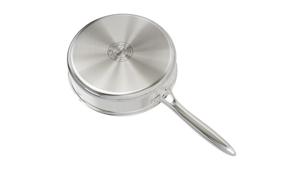 Chảo Inox 3 lớp Ultra Titanium Sunhouse 26cm STI26M đáy