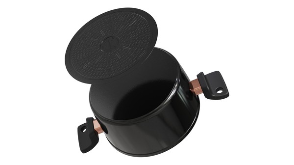 Bộ nồi chống dính Ultra Titanium Sunhouse ST2210B đáy nồi