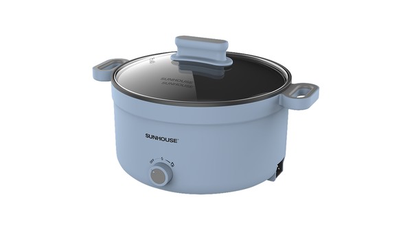 Nồi lẩu điện Sunhouse 3.5 lít SHD4528 mặt nghiêng