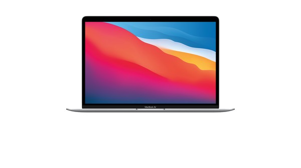 Laptop MacBook Air M1 13.3 inch 256GB MGN93SA/A Bạc mặt chính diện