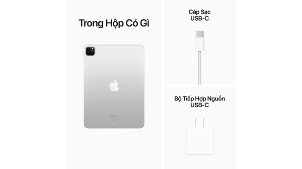 iPad Pro M2 2022 11 inch Wifi 512GB MNXJ3ZA/A Bạc (2022) phụ kiện kèm
