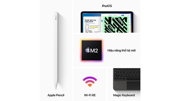 iPad Pro M2 2022 11 inch Wifi 1TB MNXL3ZA/A Bạc (2022) thông tin